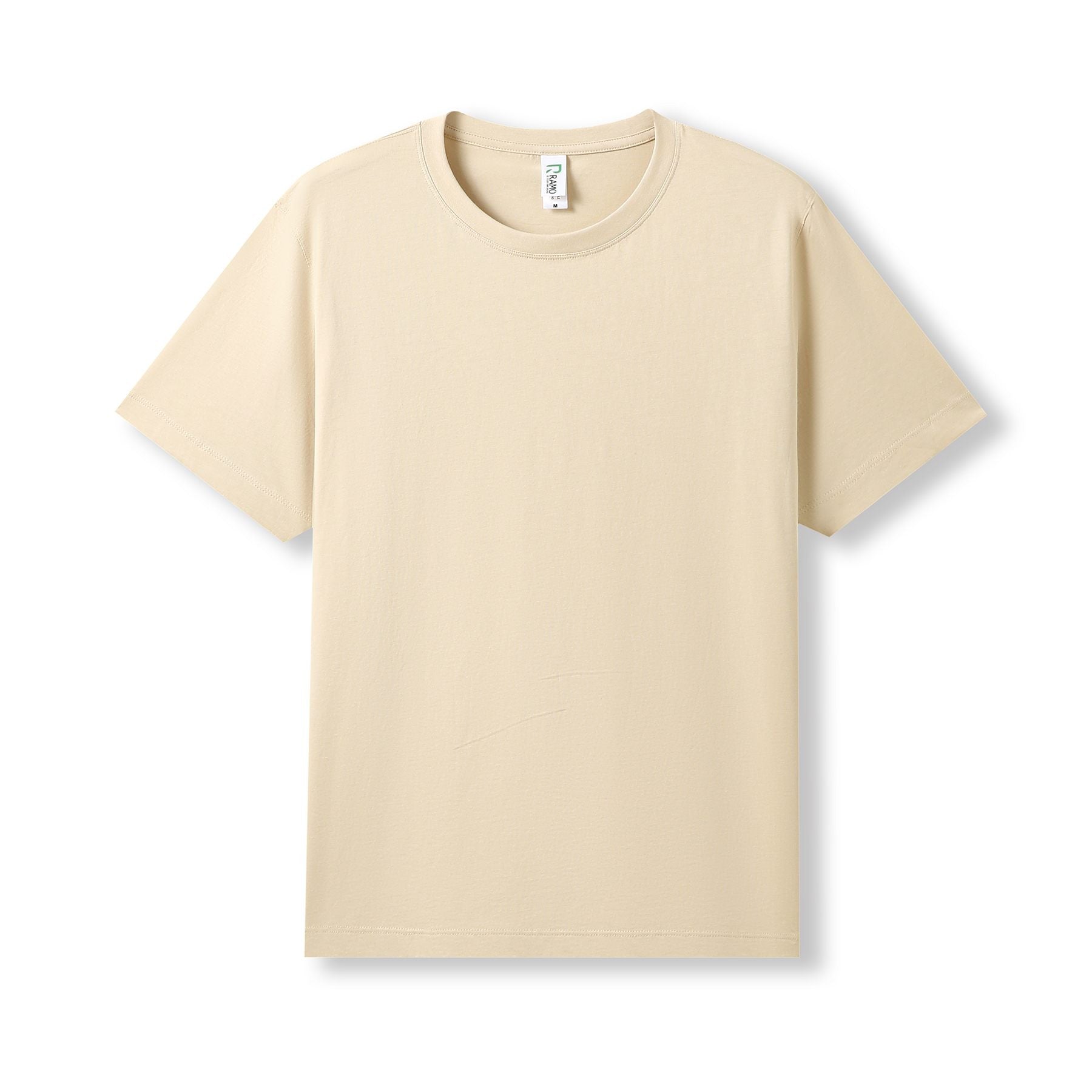 CAD CART ARTICLE #4545 Plain Modern Regular T-Shirt Cream