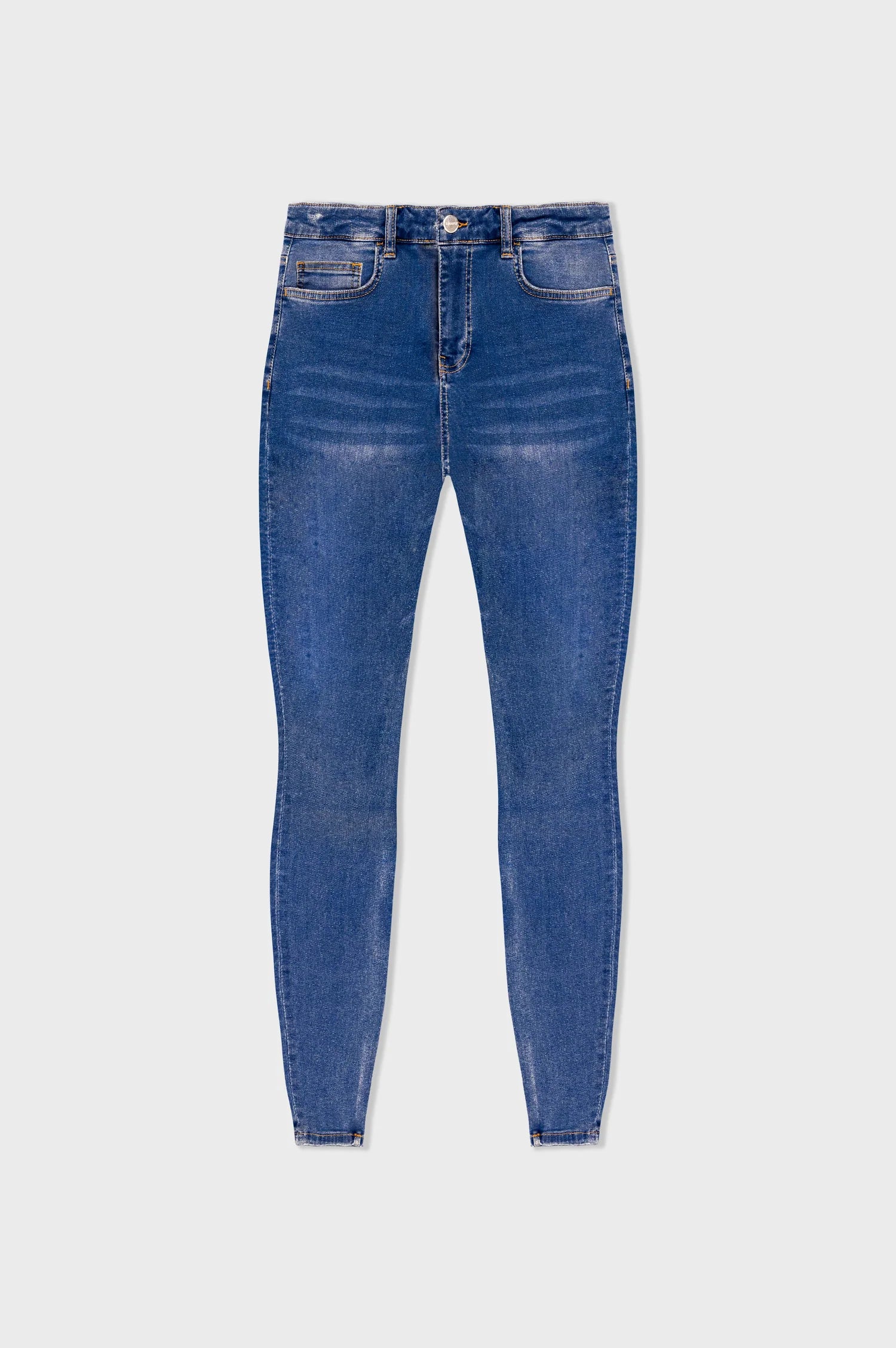 CAD CART ARTICLE #4542 SKINNY FIT JEANS NON RIPPED - DARK BLUE